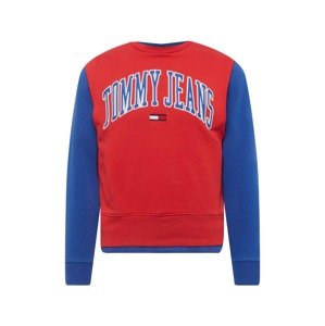 Tommy Jeans Tréning póló  égkék / piros / fehér