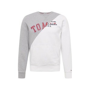 Tommy Jeans Tréning póló  éjkék / szürke melír / sötétvörös / fehér