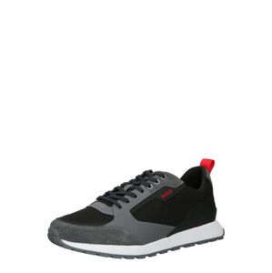 HUGO Red Rövid szárú sportcipők 'Icelin'  szürke / fekete
