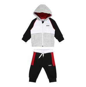 BOSS Kidswear Jogging ruhák  szürke melír / tűzpiros / fekete / fehér