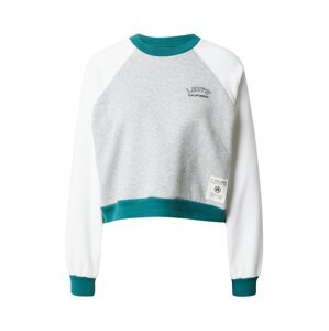 LEVI'S ® Tréning póló  szürke melír / smaragd / fehér