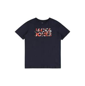 Jack & Jones Junior Póló 'JOBBE'  tengerészkék / piros / fekete / fehér