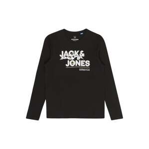 Jack & Jones Junior Póló 'HUNTER'  fekete / fehér