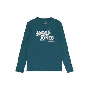 Jack & Jones Junior Póló 'HUNTER'  világos sárga / világosszürke / benzin / fehér