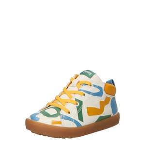 CAMPER Tipegő cipők 'Abeja'  világoskék / aranysárga / zöld / fehér