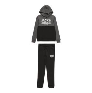 Jack & Jones Junior Jogging ruhák  sötétszürke / fekete / fehér