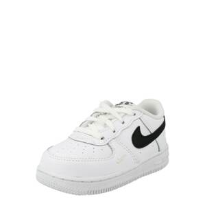 Nike Sportswear Sportcipő 'Force 1'  fekete / fehér