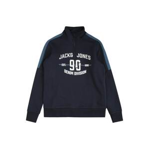 Jack & Jones Junior Tréning póló 'DIVISION'  kék / tengerészkék / fehér