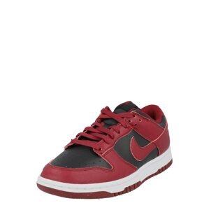 Nike Sportswear Rövid szárú sportcipők 'W NIKE DUNK LOW NEXT NATURE'  piros / fekete