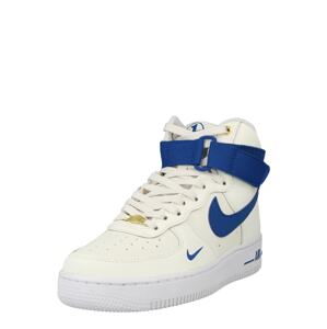 Nike Sportswear Magas szárú sportcipők 'AIR FORCE 1 HI SE'  kék / arany / fehér