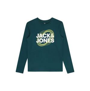Jack & Jones Junior Póló 'LUCA'  alma / sötétzöld / fehér