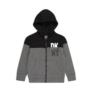 DKNY Tréning dzseki  szürke melír / fekete / fehér