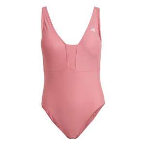 ADIDAS SPORTSWEAR Sport fürdőruhák 'Iconisea 3-Stripes'  fáradt rózsaszín / fehér