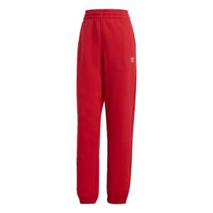 ADIDAS ORIGINALS Sportnadrágok 'Essentials Fleece'  piros / fehér