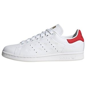 ADIDAS ORIGINALS Rövid szárú sportcipők 'Stan Smith'  piros / fehér