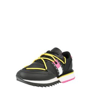Tommy Jeans Rövid szárú edzőcipők  sötétsárga / rózsaszín / fekete / fehér