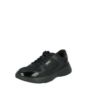 BOSS Black Rövid szárú sportcipők 'Dean'  világosbarna / világos sárga / fekete