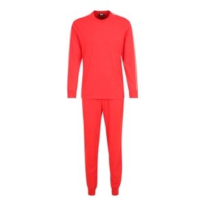 DIESEL Hosszú pizsama  piros / fehér
