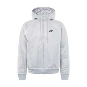 Nike Sportswear Átmeneti dzseki 'CIRCA'  szürke / fekete / fehér