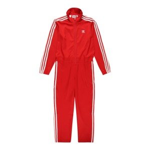 ADIDAS ORIGINALS Jogging ruhák 'Adicolor Jumpsuit'  piros / fehér