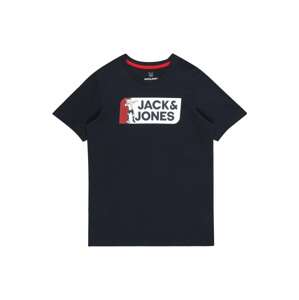 Jack & Jones Junior Póló 'TREAM FOOTBALL'  tengerészkék / piros / fehér