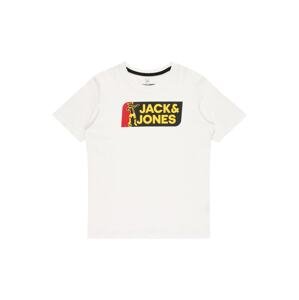 Jack & Jones Junior Póló 'TREAM FOOTBALL'  sárga / piros / fekete / fehér