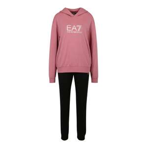 EA7 Emporio Armani Jogging ruhák 'TUTA'  rózsaszín / fekete / fehér