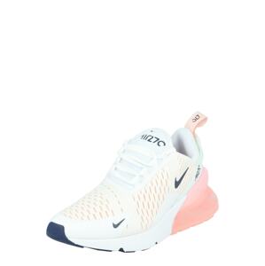Nike Sportswear Rövid szárú edzőcipők 'Air Max 270'  bézs / rózsaszín / fekete / fehér