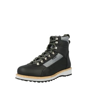 EKN Footwear Fűzős csizma 'PINE'  szürke melír / fekete