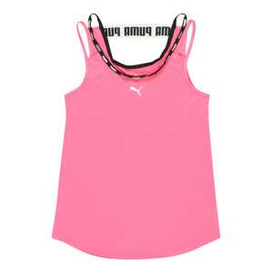 PUMA Sport top  rózsaszín / fekete / fehér