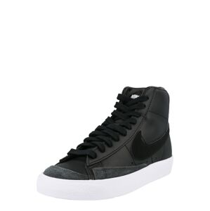 Nike Sportswear Magas szárú sportcipők 'Blazer Mid 77'  fekete