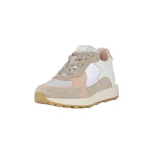 BULLBOXER Rövid szárú sportcipők  szürke / rózsaszín / fehér