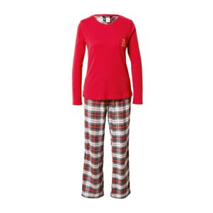 Lauren Ralph Lauren Pizsama  elefántcsont / piros / fekete