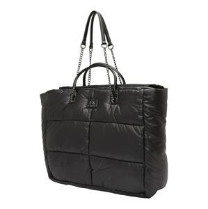 La Martina Shopper táska  fekete / ezüst