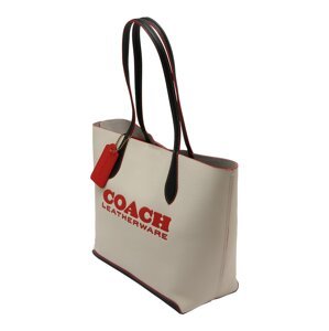 COACH Shopper táska  krém / tűzpiros / fekete
