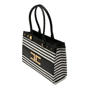 Elisabetta Franchi Shopper táska  arany / fekete / fehér