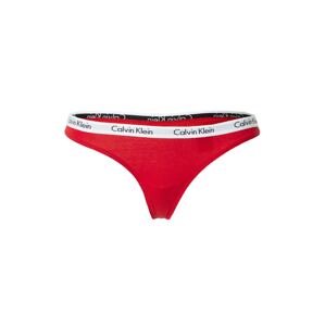 Calvin Klein Underwear String bugyik 'CAROUSEL'  piros / fekete / fehér