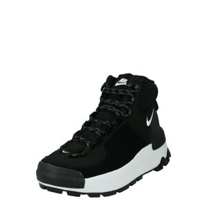 Nike Sportswear Fűzős rövid szárú csizmák 'CITY CLASSIC BOOT'  fekete / fehér