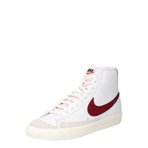 Nike Sportswear Magas szárú edzőcipők 'Blazer 77'  bordó / fehér