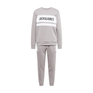 JACK & JONES Jogging ruhák 'TOMS'  világosszürke / fekete / fehér