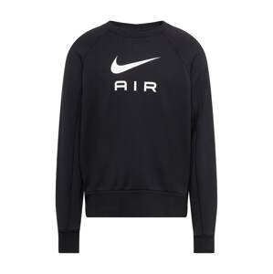 Nike Sportswear Tréning póló 'Air Swoosh'  fekete / fehér