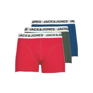 JACK & JONES Boxeralsók  piros / fekete / fehér