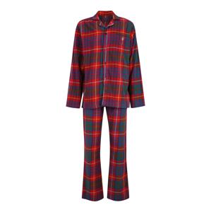 GANT Hosszú pizsama 'FLANNEL'  vegyes színek / rubinvörös