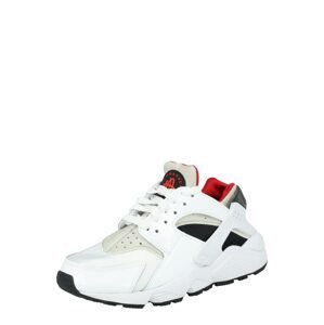 Nike Sportswear Rövid szárú sportcipők 'Air Huarache'  bézs / piros / fekete / fehér