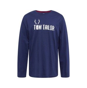 TOM TAILOR Trikó és alsó póló  kék / fehér