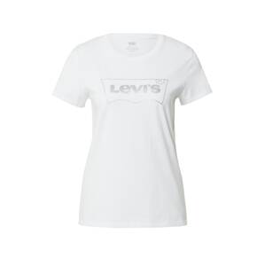 LEVI'S Póló  ezüstszürke / fehér