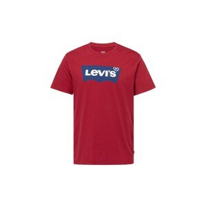 LEVI'S Póló  piros / borvörös / fehér