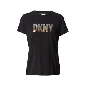 DKNY Póló  arany / fekete / ezüst
