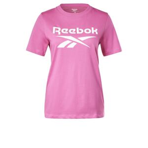 Reebok Sport Póló  rózsaszín / fehér