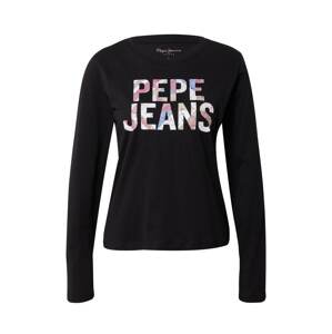 Pepe Jeans Póló 'LUNA'  füstkék / rózsaszín / fekete / fehér